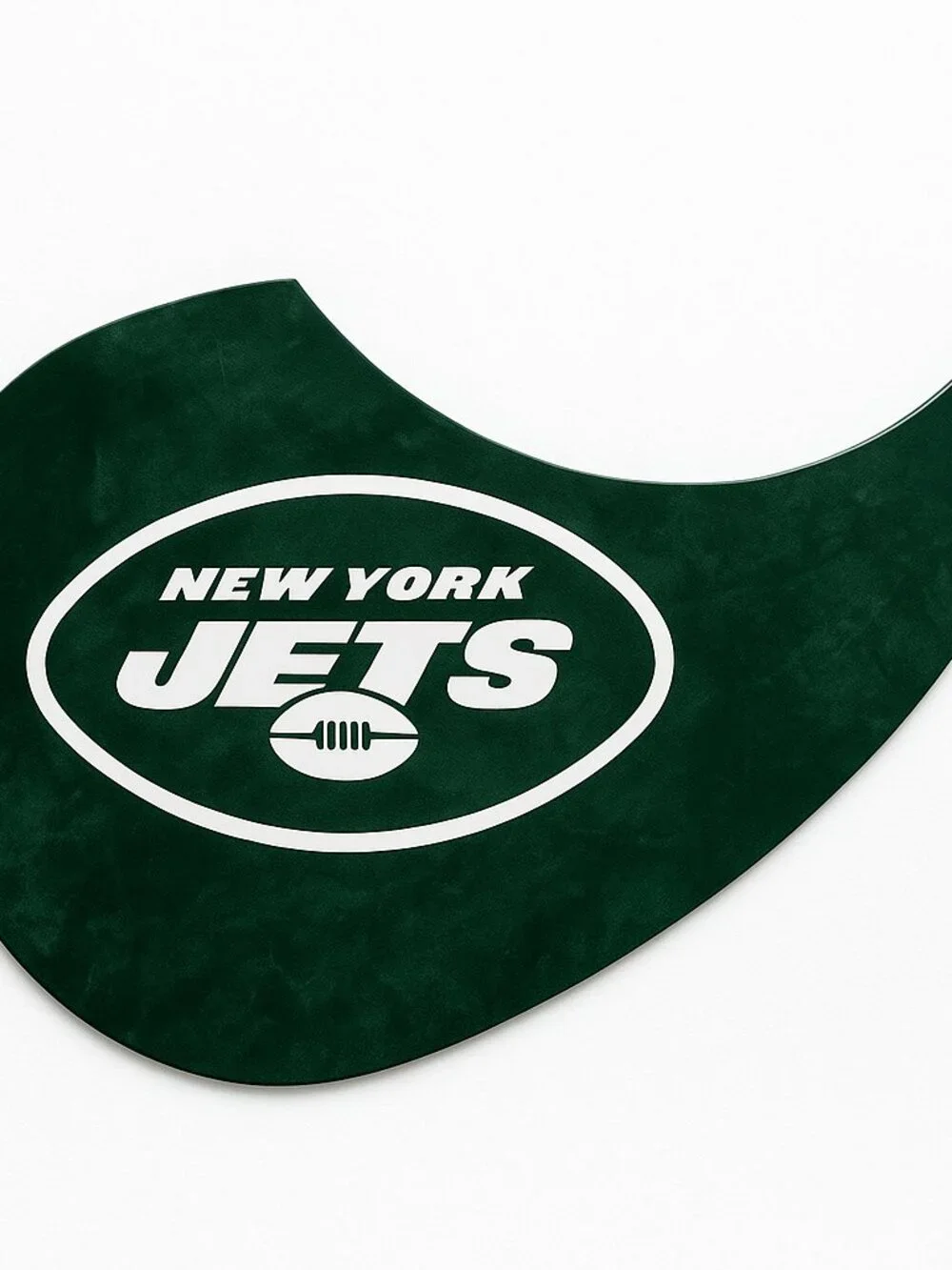 New York Jets Guitar Pick Guard Cover Woodrow Music NFL Official Merch